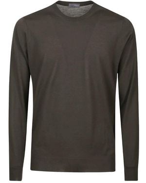 Drumohr Round-Neck Strickwaren - Grau