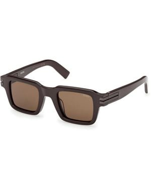 ZEGNA Sunglasses - Brown