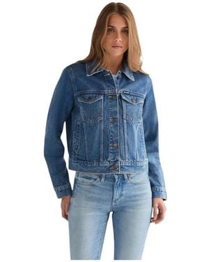 Wrangler Jassen ,Blauw ,Katoen Regular Western Jacket