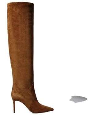 SCAROSSO Heeled Boots - White