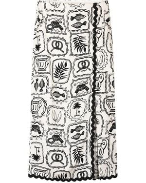 FABIENNE CHAPOT Midi Skirts - Bianco
