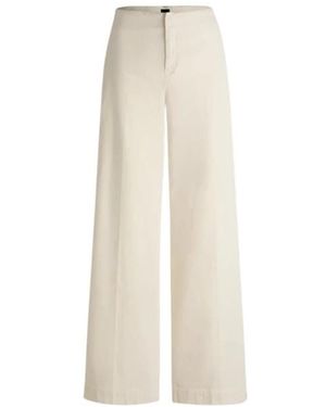 HUGO Wide Trousers - White