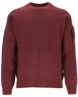 C.P. Company Round-Neck Knitwear - Rojo