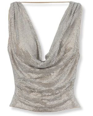 GIUSEPPE DI MORABITO Sleeveless Tops - Gris
