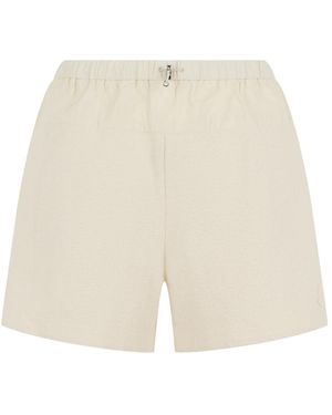 Moncler Shorts Met Trekkoord - Naturel