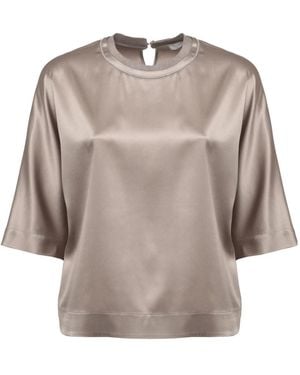 Peserico Blouses - Marrone