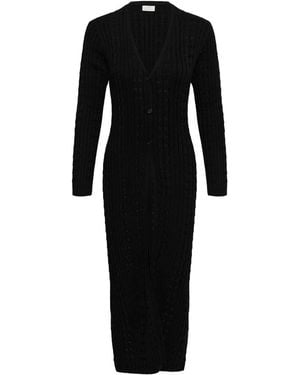 Kaffe Truien & Vesten ,Zwart ,Gebreid Vest