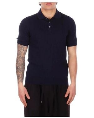 Tagliatore Polo Shirts - Black
