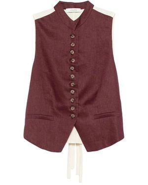 JC Sophie Vests - Rouge