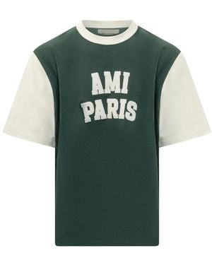 Ami Paris T-Shirts - Vert