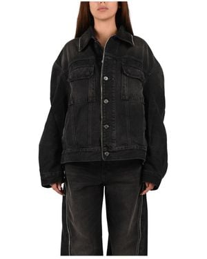 Haikure Denim Jackets - Negro