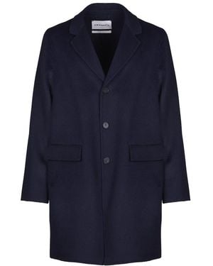 Amaranto Single-Breasted Coats - Azul
