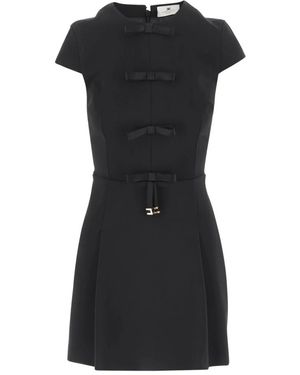 Elisabetta Franchi Short Dresses - Nero