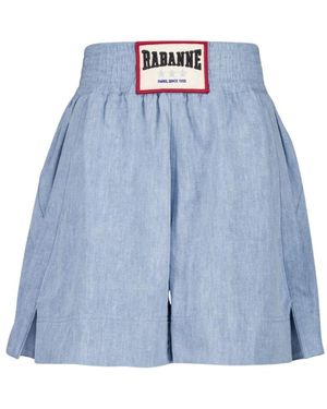 Rabanne Short Shorts - Blue