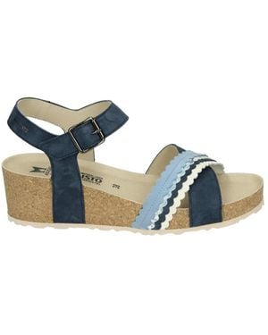 Mephisto Blaue Sportliche Sandalen Valerya V.P