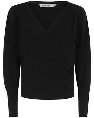 Jonathan Simkhai Truien & Vesten ,Zwart ,Cozy Montana Pullover Sweater