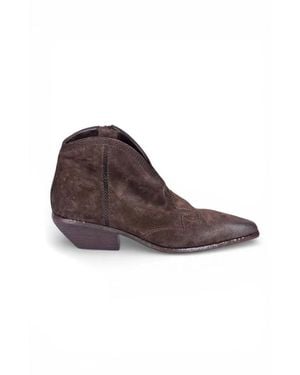 Elena Iachi Cowboy & Biker Boots - Brown