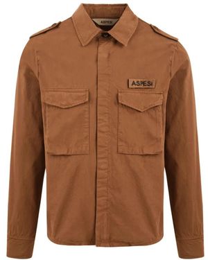 Aspesi Casual Shirts - Brown