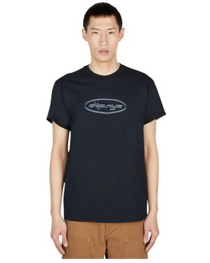 DTF.NYC Cyber logo t-shirt - Schwarz