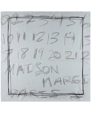Maison Margiela Silk Scarves - Blue