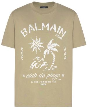 Balmain T-Shirts - Natural