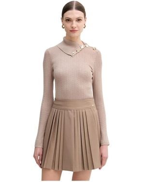 Guess Prsicilla T-Neck Trui - Bruin