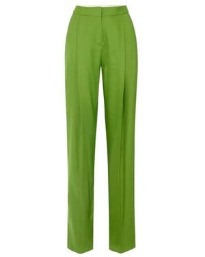 Elisabetta Franchi Straight Trousers - Green