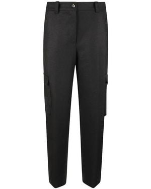 Pinko Broeken ,Zwart ,Wol Caldaro Pant