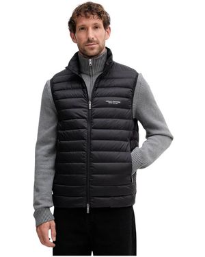 ARMANI EXCHANGE Gewatteerd Nylon Vest - Zwart