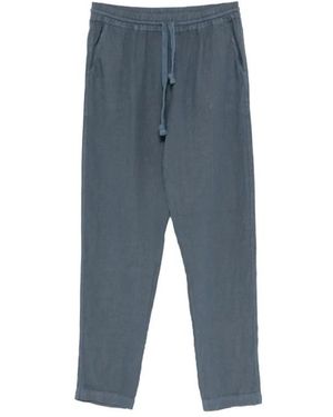 Fedeli Straight Trousers - Blue