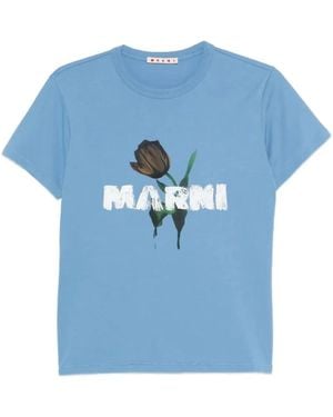 Marni T-Shirts - Blue