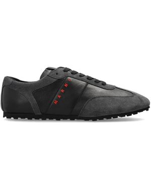 Marni Logo Sneakers - Schwarz