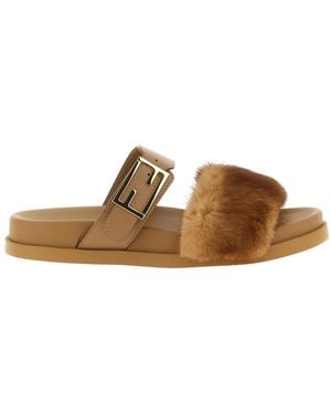 Fendi Schoenen ,Bruin ,Schoenen