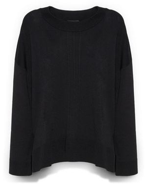 Elena Miro Round-Neck Knitwear - Noir