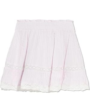 LoveShackFancy Rokken ,Roze ,Katoen Gloriana Skirt