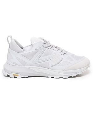Philippe Model Weiße mesh sneakers gummisohle