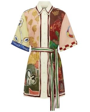 ALÉMAIS Shirt Dresses - Metallic