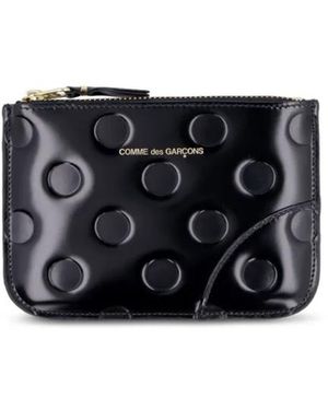 Comme des Garçons Dots Embossed Leather Line - Zwart