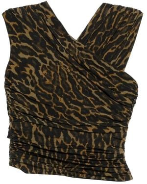 Ganni Sleeveless Tops - Verde
