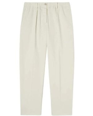 Aspesi Straight Trousers - White