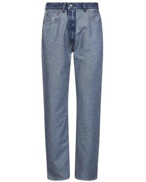 MM6 by Maison Martin Margiela Straight Jeans - Bleu