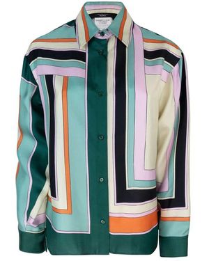 Max Mara Seidenes Hemd - Grün