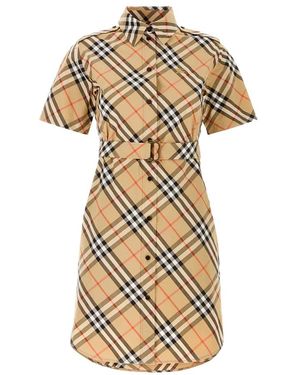 Burberry Shirt Dresses - Metallic