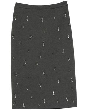 Semicouture Midi Skirts - Grey