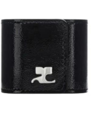 Courreges Retractable Slap Bracelet - Schwarz