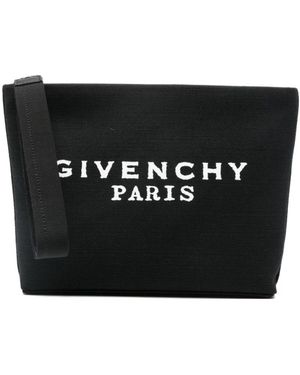 Givenchy Wrist Strap Zip Clutch - Zwart