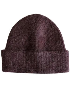 C.T.Plage Raccoon Wool Beanie - Bruin