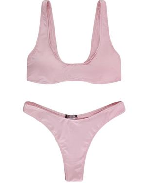 VENUJA High-Waisted Bikini - Roze