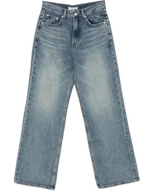 Low Classic Wide Jeans - Blau