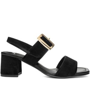 Ara High Heel Sandals - Black